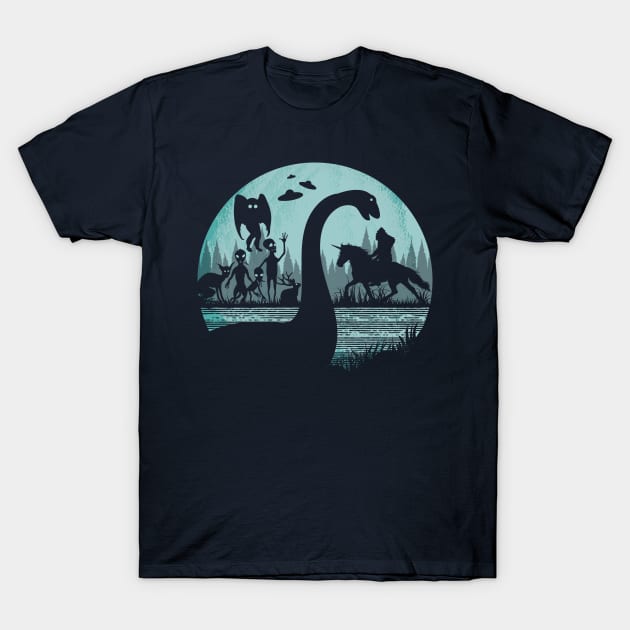 Cryptids T-Shirt by Tesszero